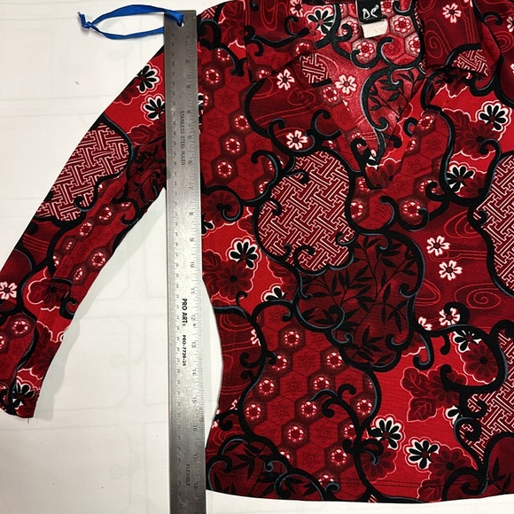 Vintage PS Per Seption 3/4 Sleeve Floral Blouse - Picture 15 of 15